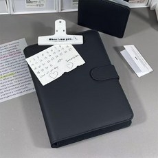 A5卡冊 皮質卡冊 追星卡收納冊, 黑色-A5四宮格卡冊 軟皮磁吸 ,10張內頁 無外殼