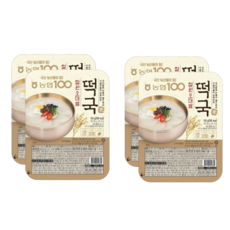 농협 철원 오대쌀 간편떡국, 163g, 4개