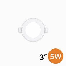 장수램프 LED 다운라이트 매입등 매립등 3인치 5W, 1개, 매입등_장수_3인치5W(전구색)