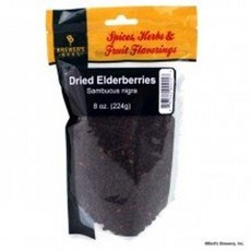 브루어스 베스트 건조 엘더베리 8 oz Brewer's Best Dried Elderberries 8 oz, 1개
