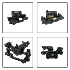 저유지보수 자전거 부품 전기 전면 디스크 블랙 브레이크 알루미늄 바디, 1개