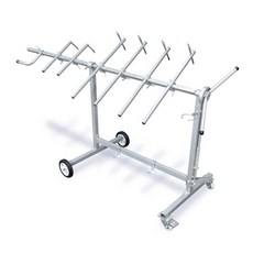 범퍼 거치대 자동차 작업대 공업사 페인트 스프레이 브래킷 1. 바퀴4개/후크3개