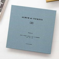 티켓인 오리지널 티켓북 추억보관, 라이트 그레이
