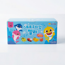 핑크퐁 아기상어 스트로우타입 젤리 10p 랜덤발송, 2kg, 1개, 혼합맛(복숭아/리치/망고/샤인머스캣)