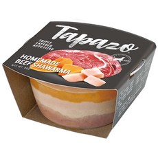 特百滋 狗罐頭 三層杯 黃金慢燉小牛 80克 - 犬用濕糧點心, 80g, 1個, 5號黃金慢燉小牛