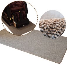 안마의자 매트 90x160cm 카페트 러그 코지마 세라젬 바디프랜드 휴테크 소음방지 방음매트 바닥보호매트, 브라운