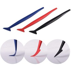 포시오 비닐 자동차 랩핑 유연한 마이크로 스퀴지 커브 슬롯 틴트 도구 세트 3 in 1 차량 랩 및 자동 스티커 설치를 위한 경도 차이, FOSHIO 비닐 자동차 포장 유연한 마이크로 스퀴지, 1개