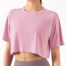 똑소녀 요가복 상의 필라테스복 커버업 크롭탑 베이직크롭반팔