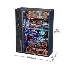 ROKR 若態 若客 平行世界 M015 未來城 滾珠動力動態燈光 DIY組裝模型 3D立體拼圖, 1個, 往日之都【全自動模組】