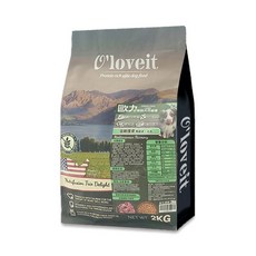 O'loveit 歐力 無穀 低敏護膚配方，呵護敏感皮膚，Omega-3 Omega-6，增強免疫力, 2kg, 1個, 羊肉
