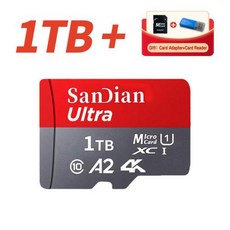 MICROSD SD카드 고속 오리지널 마이크로 TF SD 카드 256GB 128GB Class10 U3 메모리 A2 4K 플래시 스마트폰 드론 카메라용, 3)New-SD-1TB
