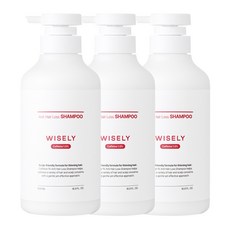 와이즐리 카페인 탈모 지성용 샴푸, 3개, 500ml