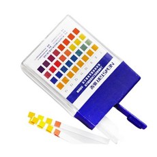 100개 스트립 박스 4색 pH 테스트지 범용 1 14 실험실 1박스 1899368, 1 box