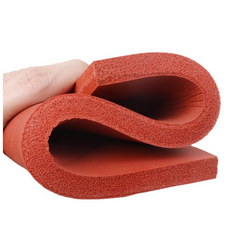 3~4T 150x150 100x100 쿠션 스폰지 방진 방음 발포실리콘판 발포실리콘패드 고무판, 1개