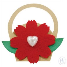 더블H샵 어버이날 만들기 카네이션 브로치