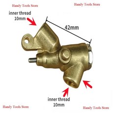 압력 세척기 스프레이 건 밸브 물총 구리 자동차 코어 부품, 1. F, 1cm