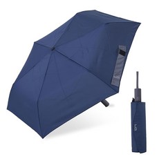 오가와 오가와 접는 우산 남성 원터치 자동 개폐 경량 초발수 55cm 중간에 튀어나오지 않는다 안전 장치 포함 넣기 쉬운 가방 포함 네이비 54778