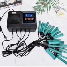 열펌기계 옥펌기 미용실 파마기 직펌기 휴대용 펌기 220v, A. 24V 미니 디지털 핫 25 바 검은