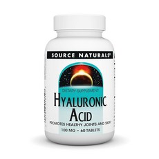 Source Naturals 히알루론산 건강한 관절과 피부 촉진* 100mg - 60정, 1개