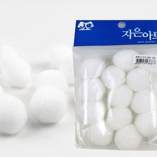 유아 만들기 폼폼이 30mm 흰색 유치원 어린이집, 1개