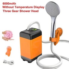 야외 캠핑 샤워 펌프 휴대용 지능형 디지털 디스플레이 전기 침묵 긴 수명 급수 애완 동물 목욕 도구, 8) Type 8