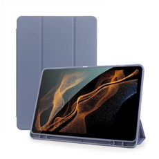 로랜텍 펜슬 수납 태블릿 케이스, 퍼플, 1개