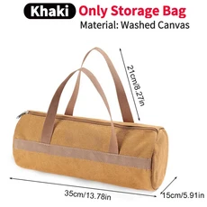 캠핑 텐트 다리 및 망치 말뚝 지지대 못 30cm 길이 보관 가방 포함 야외 여행자 용품