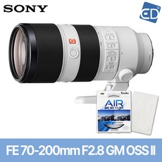 [소니정품] 렌즈 FE 70-200mm F2.8 GM OSS II (후드+파우치포함) +켄코필터+포켓융/줌렌즈/ED, 01소니FE 70-200mm F2.8 GM OSS II