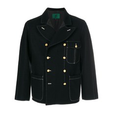 장 폴 고티에 중고 포인티드 라펠 더블 브레스티드 재킷