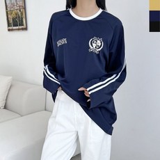 여성 스포티 보이핏 스포츠 유니폼 베이직 럭비 풋볼 테잎 져지 티셔츠 986000ea (개)