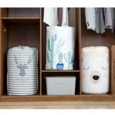 이불 정리백 보관백 수납백 장난감 정리 DD-11053, 곰돌이, 1개, 곰돌이