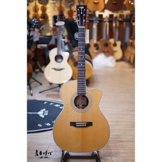 TYMA TFC-28 全單板缺角吉他，3A北美雲杉面板，3A印度玫瑰木背側板，烘烤雲杉處理，音色卓越，演奏舒適, 1個