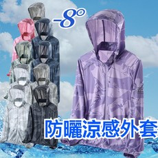 UPF50 防曬衣 防曬衣 防曬外套 防紫外線冰絲防曬衣 連帽防曬衣 大帽檐防曬衣 涼感防曬外套 薄外套