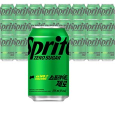 스프라이트 제로 355ml X 24개(업소용) / 사이다 제로슈거, 24개