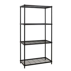 品樂生活 厚鐵框收納架/層架/置物架/耐重鐵架, 1個, 45X90CM四層,層架款高度178CM