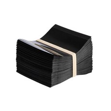 블랙 PVC Pre-Cut Shrink Bands - 68 mm x 55 (2.6 2.2 in) Tamper-Evident Bottle Seals for 38 Caps No 프
