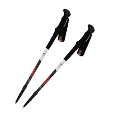 HUMONT 3節登山杖 MP-303A 2入, 黑色