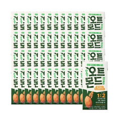 롯데칠성 오트몬드 +() 식물성 음료/ 건강음료 / 비건 음료 / 우유, 190ml, 2세트