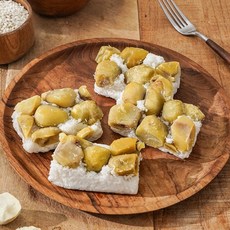 국내산 공주밤 햇밤 밤설기 개별포장떡 식사대용떡, 8개, 100g