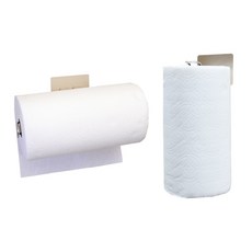 奇麗屋 直橫兩用廚房紙巾架 304不鏽鋼 免釘免鑽 無痕收納, 1個