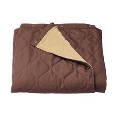 무인 양품 수납 포켓 첨부 3 WAY 블랭킷 브라운 80×130 cm 83437800