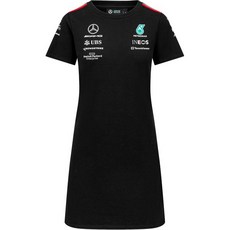 메르세데스 AMG 페트로나스 포뮬러 원 팀 여성용 2023 드레스 검은색 사이즈 S, 메르세데스 AMG 페트로나스 포뮬러 원 팀 여성용 20