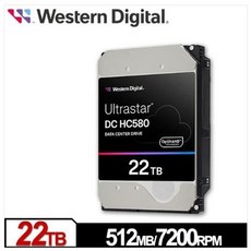 WD Ultrastar DC HC580 22TB 3.5吋 企業級硬碟/5年保, 專案 勿下