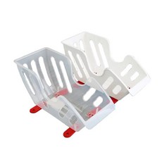 聯府防傾倒鍋蓋收納架 湯鍋蓋收納架 廚房置物架 鍋蓋架, 白色P2-0067