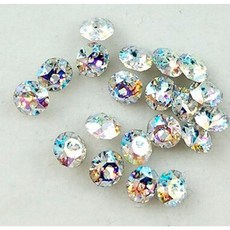 Ostar Nails 心緹 PP24 001SILPA 尖底鑽 高閃 美甲水鑽 堆堆鑽 玻璃鑽 美甲, 1個, 白色尖底