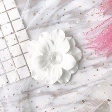 日式花瓣造型杯蓋 花朵造型杯蓋 日本秋冬新款 雛菊 櫻花 山茶花 蓮花 送禮, 白色櫻花, 1個