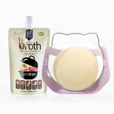 수제 황태육수 소고기 고양이 보양식 5개 주식파우치 기력회복 성묘용