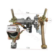 범용 가스 온수기 입구 밸브 연결 어셈블리의 새로운 기능 6 리터 6Y150 부품 교체 DD