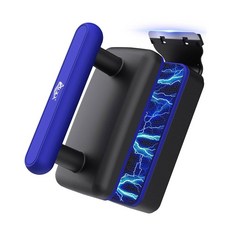 수족관 마그네틱 유리 청소 도구 조류 스크레이퍼 6인치 두께의 어항 부유 스크러버 브러시 분리 가능한 칼날 포함, L