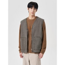 [국내매장정품] 에잇세컨즈 8SECONDS 패디드 코튼 베스트 카키 264939CYUH 141174